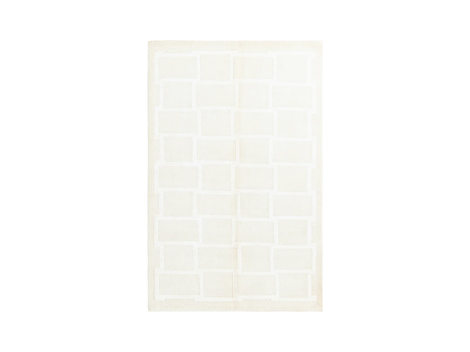 Tapis de laine 117x183 beige Darya