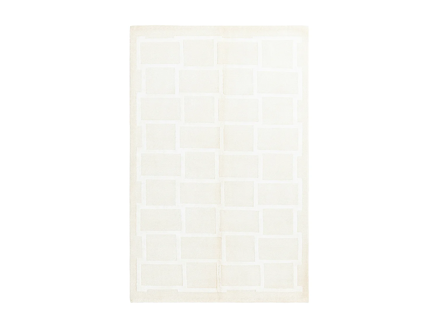 Tapis de laine 117x183 beige Darya
