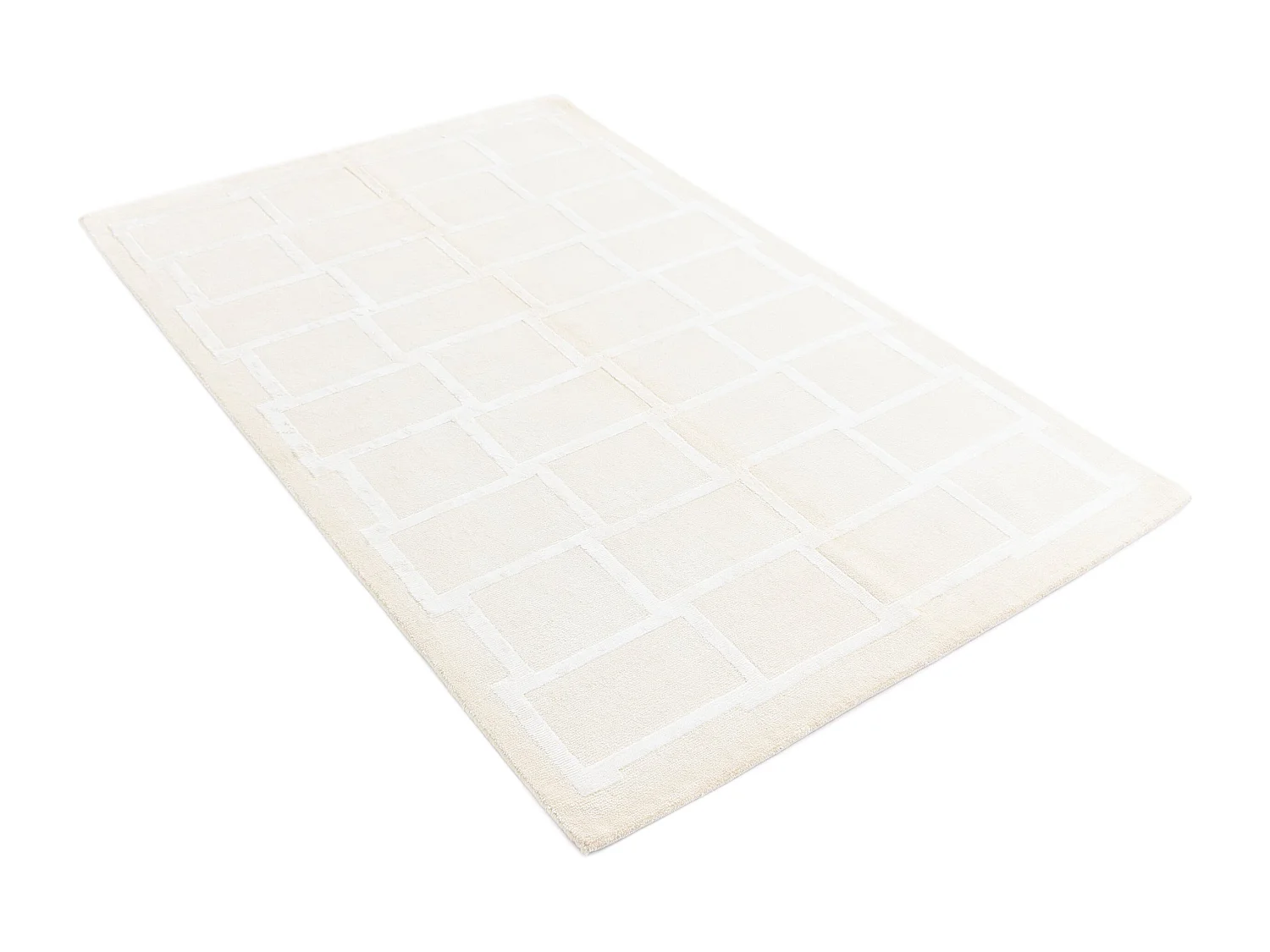 Tapis de laine 117x183 beige Darya