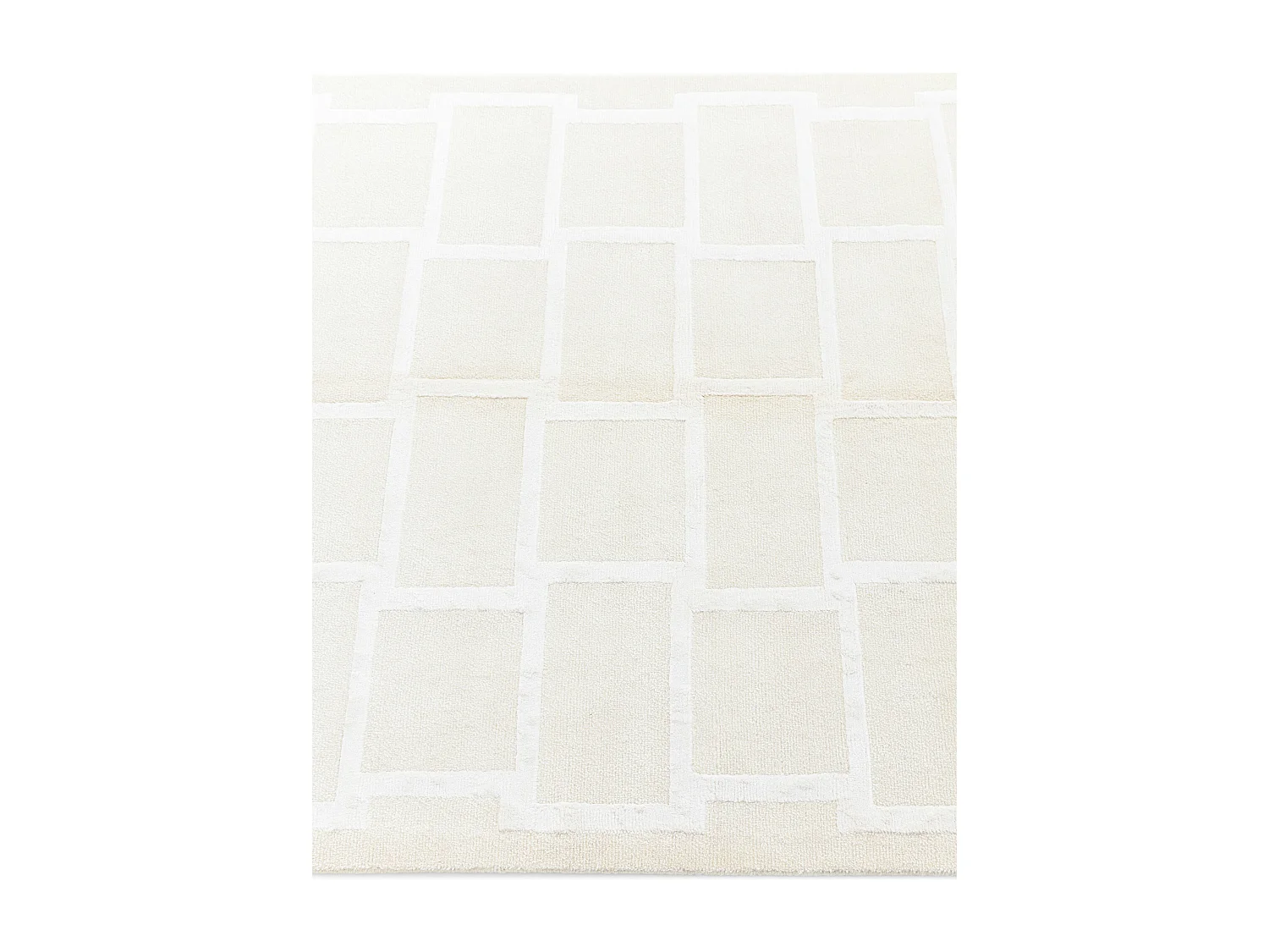 Tapis de laine 117x183 beige Darya