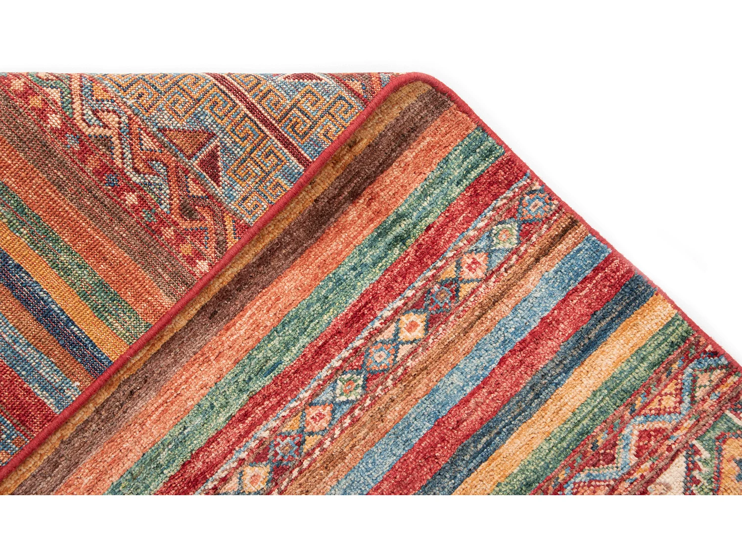 Tappeto in lana 251x294 rosso Torkman