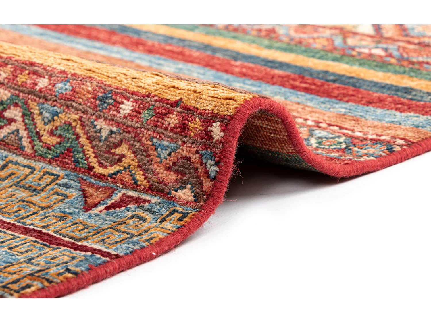 Tappeto in lana 251x294 rosso Torkman