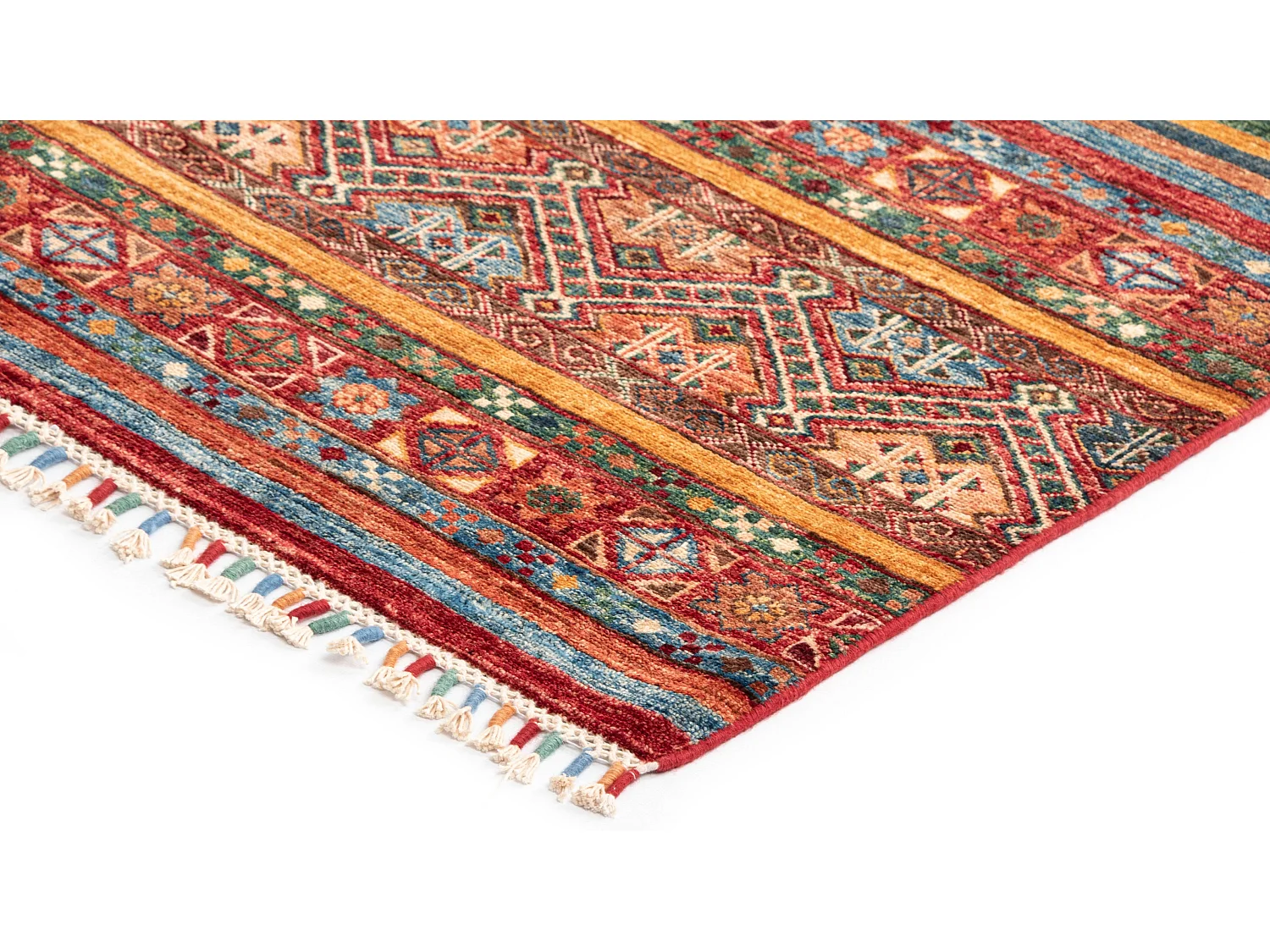 Tappeto in lana 251x294 rosso Torkman