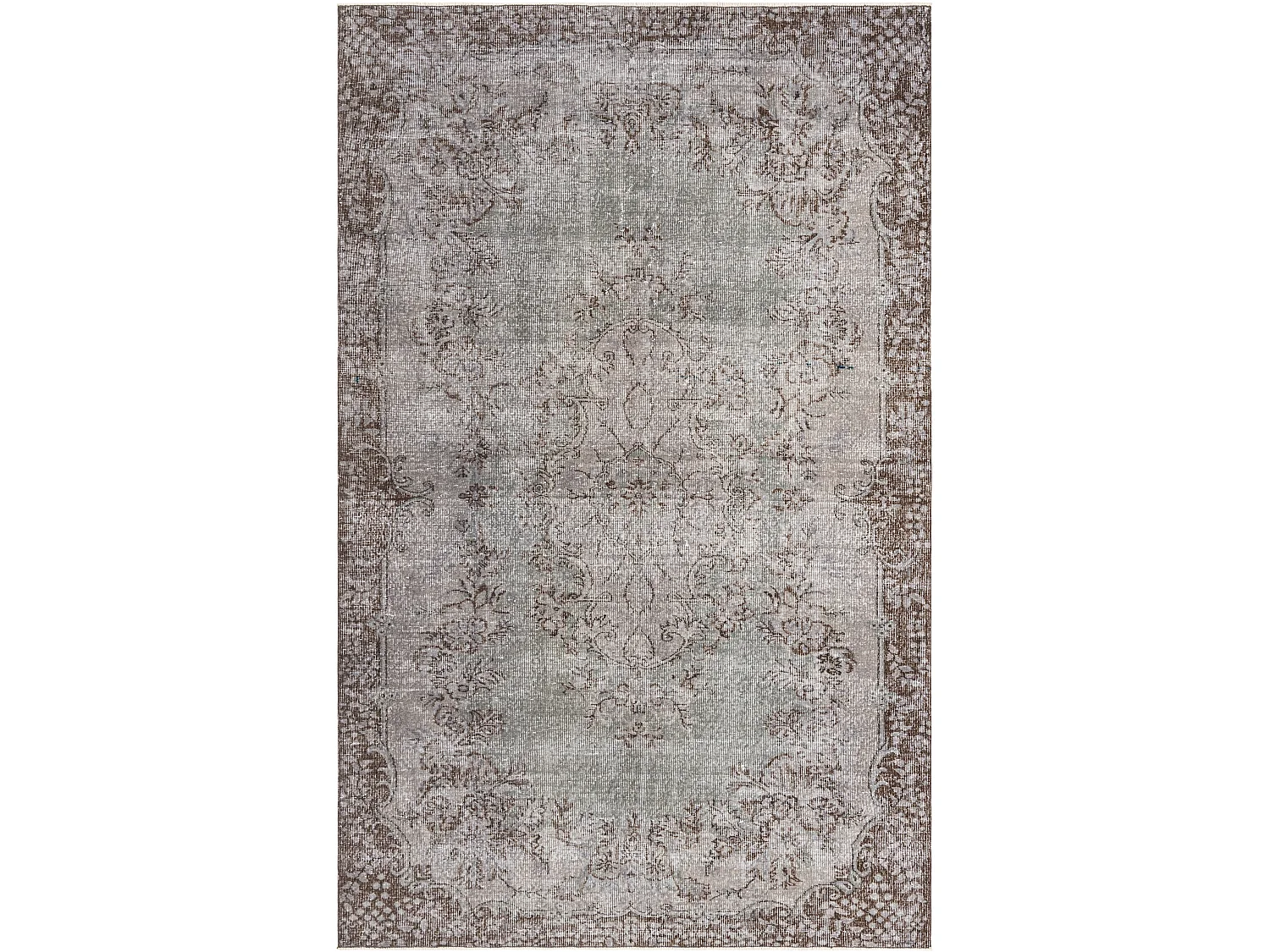 Tapis de laine 191x302 gris Ultra Vintage