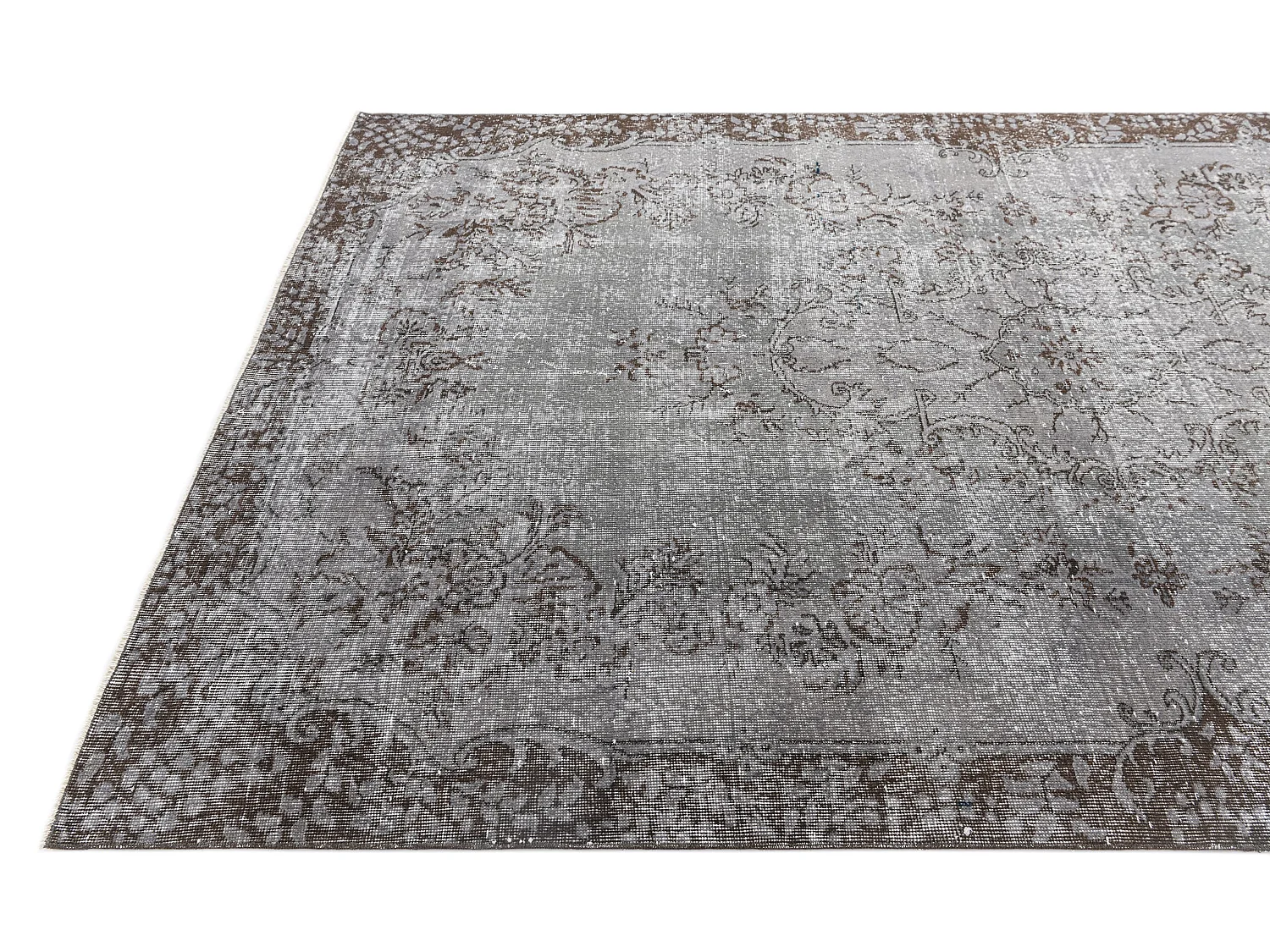 Tapis de laine 191x302 gris Ultra Vintage