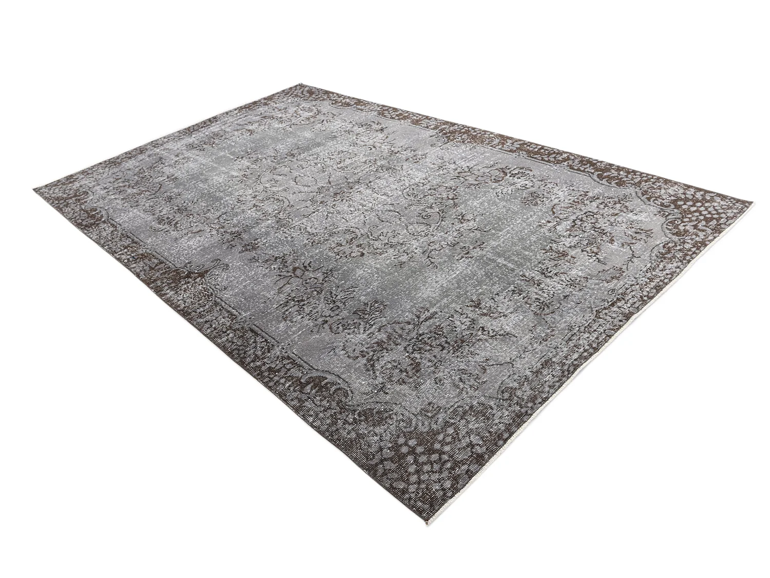 Tapis de laine 191x302 gris Ultra Vintage