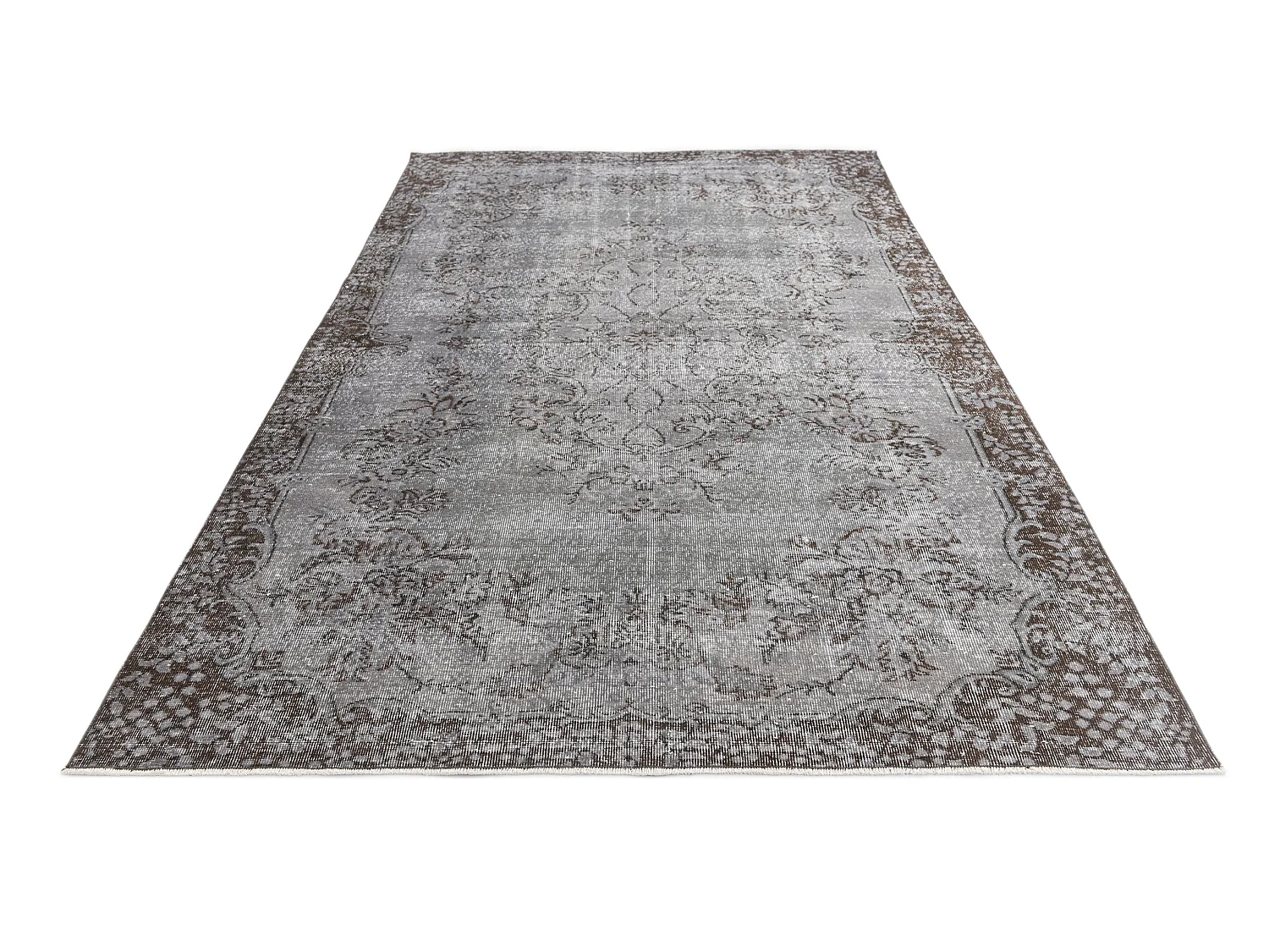 Tapis de laine 191x302 gris Ultra Vintage
