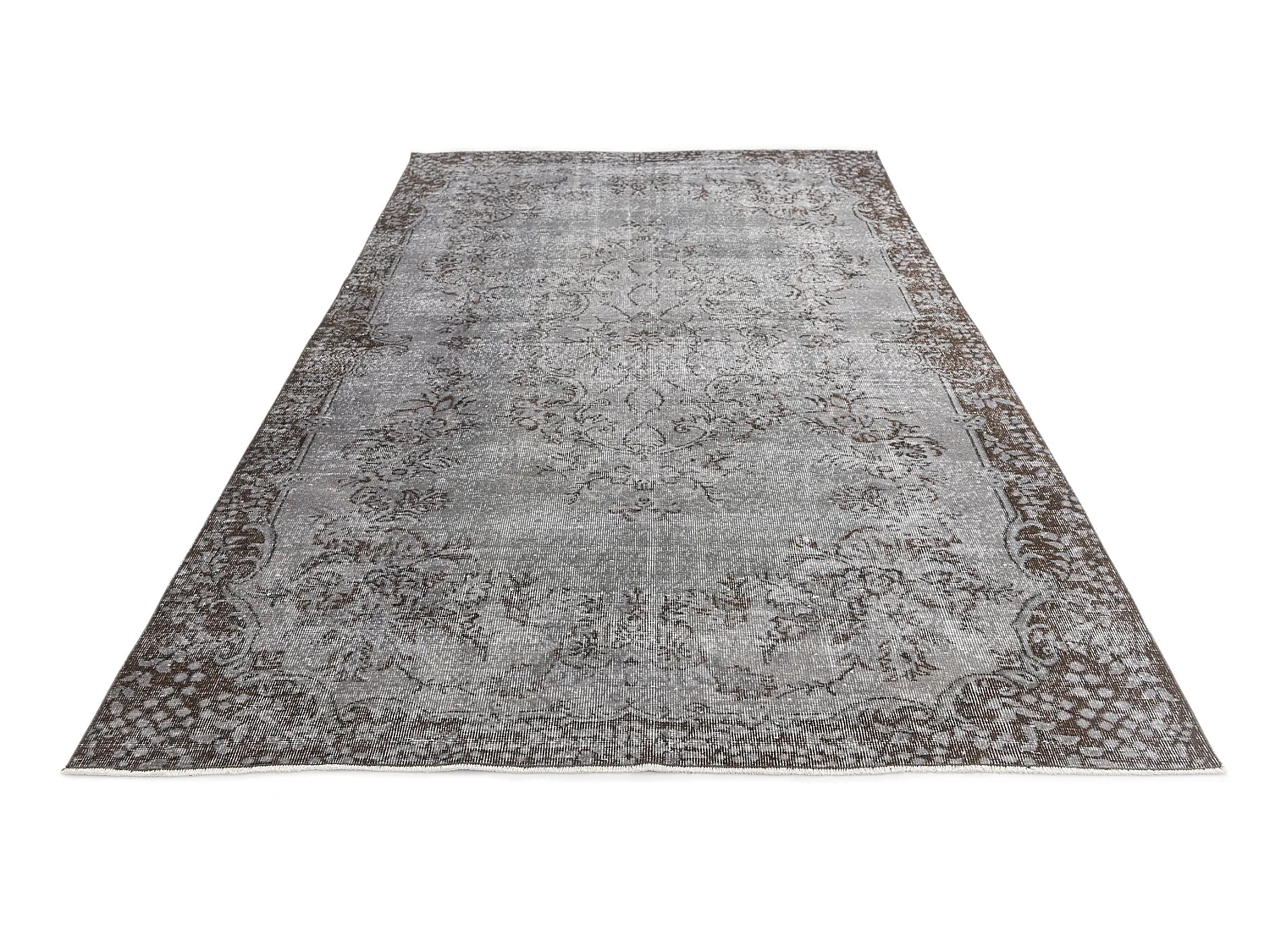 Tapis de laine 191x302 gris Ultra Vintage