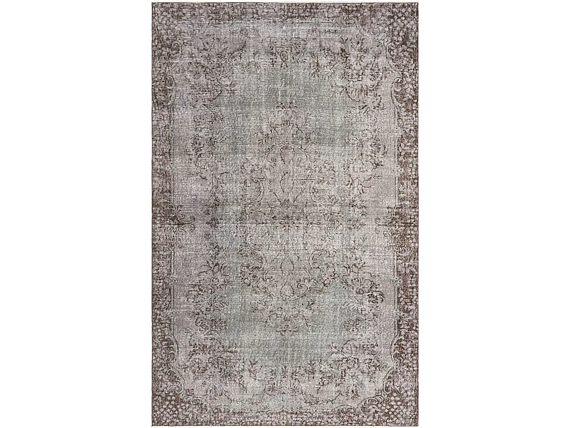 Tapis de laine 191x302 gris Ultra Vintage