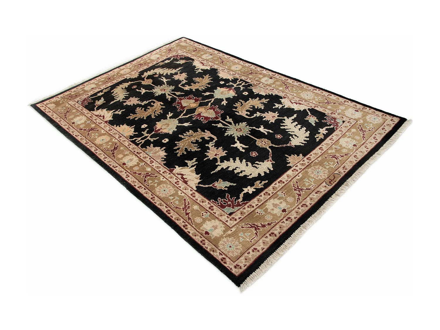 Tapis de laine 160x220 beige Ziegler
