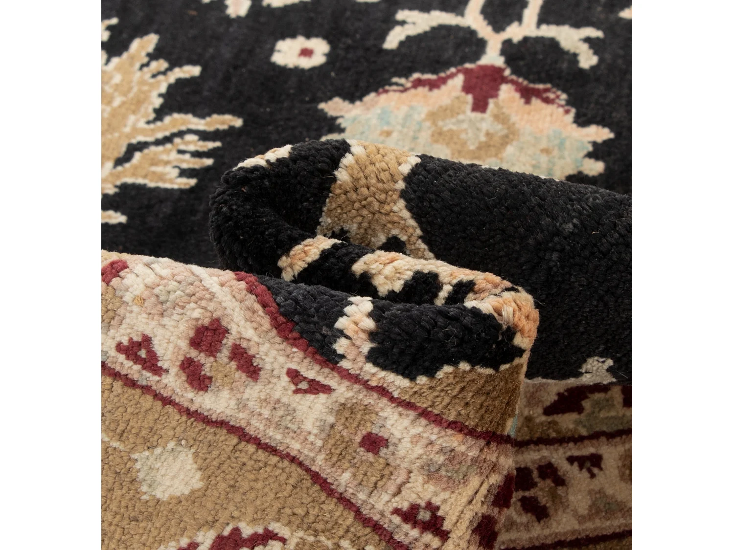 Tapis de laine 160x220 beige Ziegler