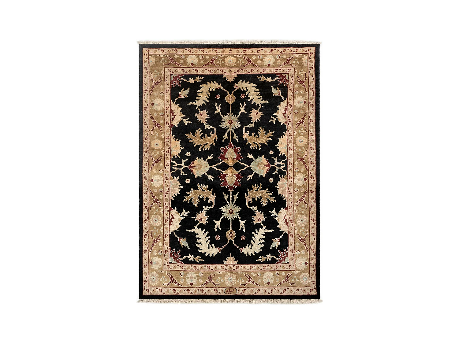 Wollteppich 160x220 Beige Ziegler