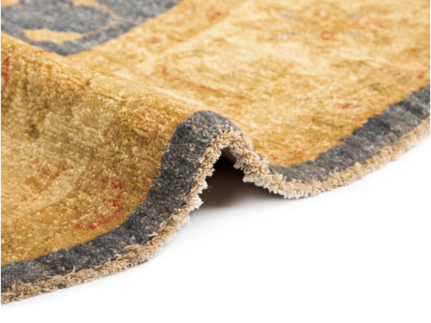 Tappeto in lana 196x204 beige Kaizar