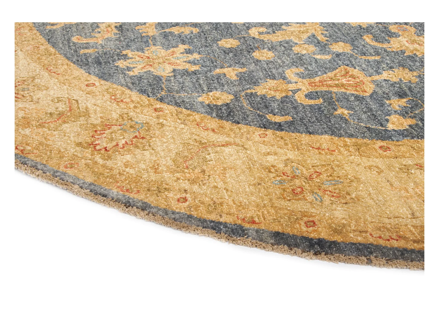 Wollteppich 196x204 Beige Kaizar