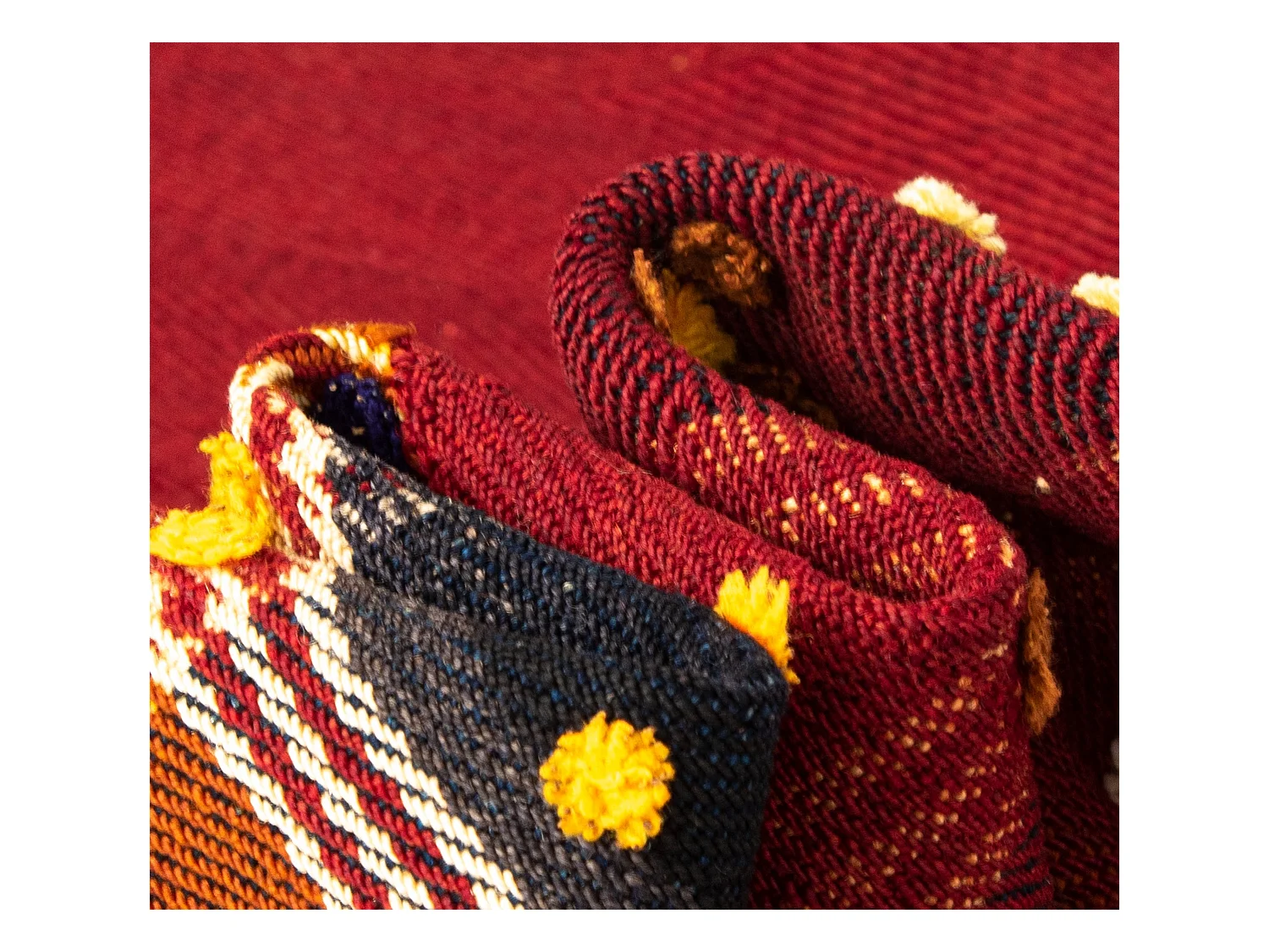 Wollteppich 142x205 Beige Jajim