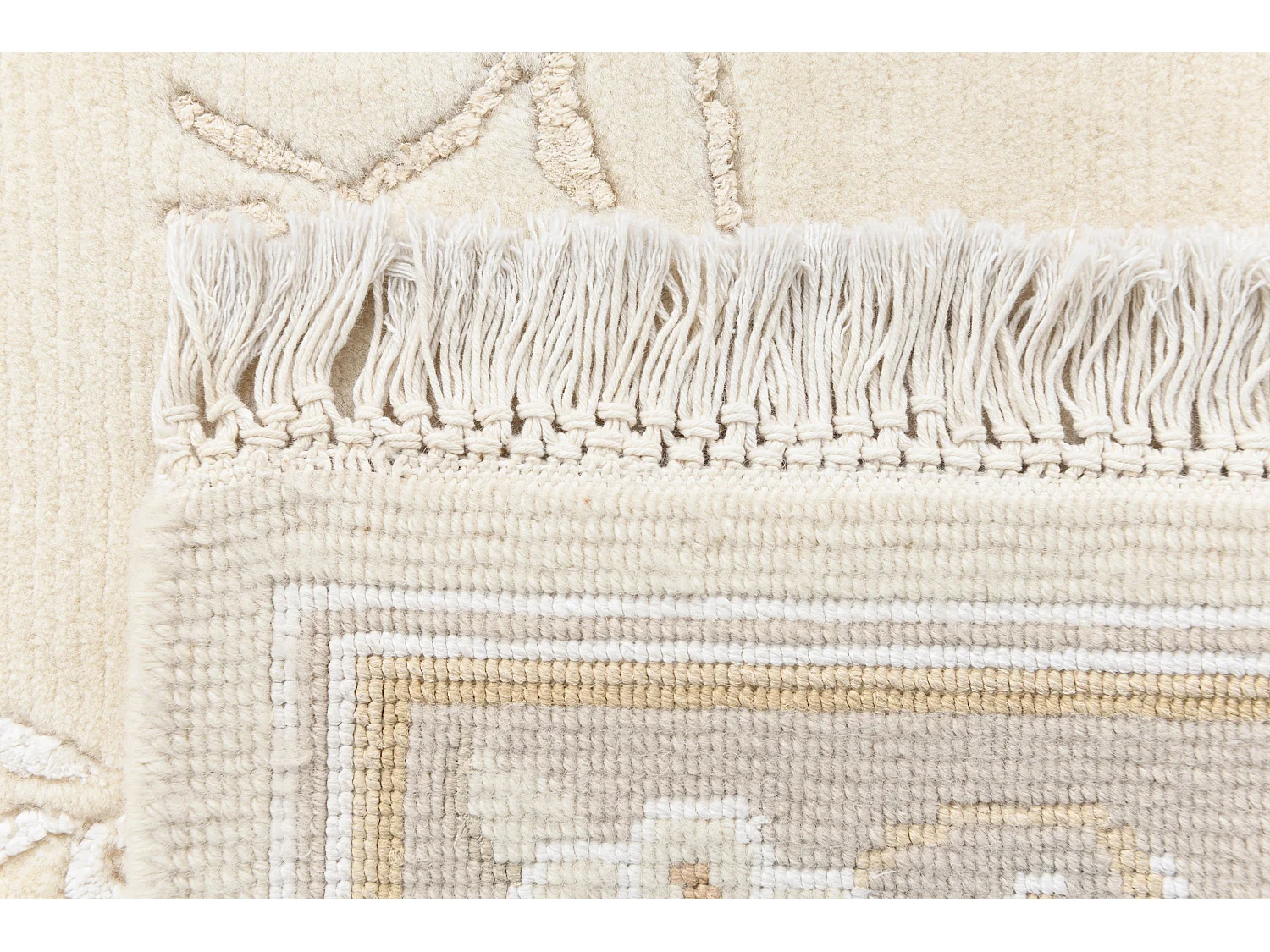 Tapis de laine 150x206 beige Darya