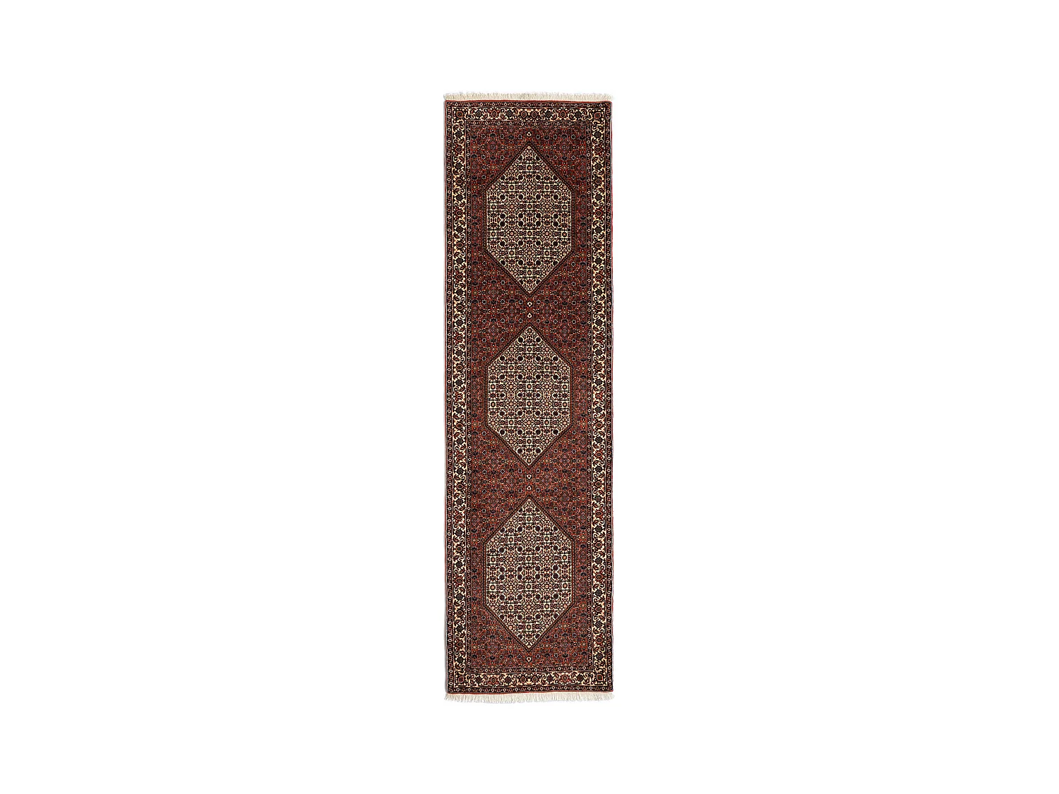 Tapis de couloir en laine 81x299 orange Bidjar