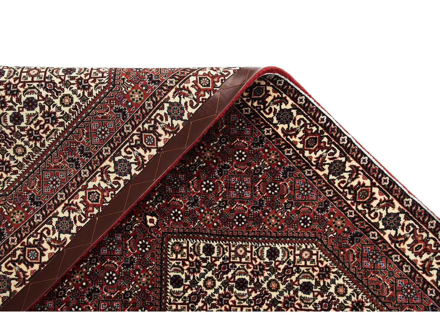 Tapis de couloir en laine 81x299 orange Bidjar