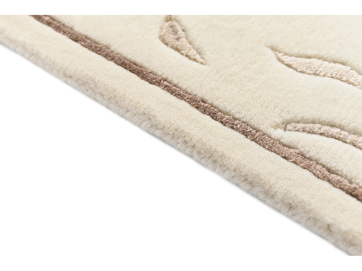 Tapis de couloir en laine 76x302 beige Darya
