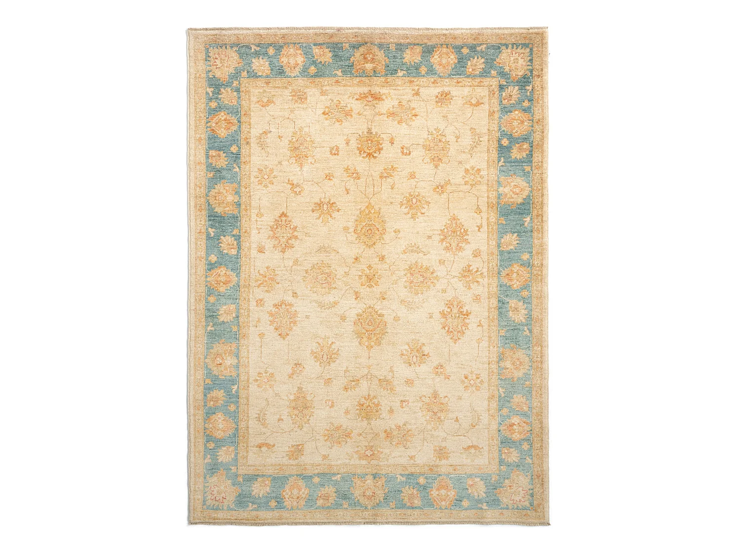 Tapis de laine 157x220 beige Kaizar