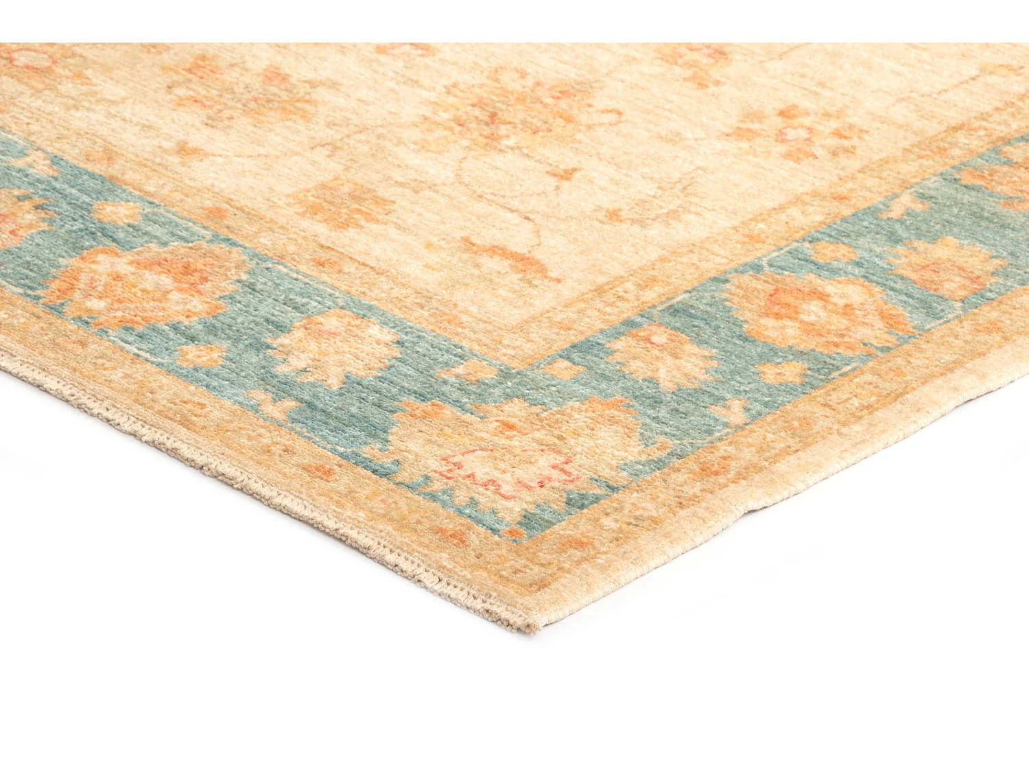 Tapis de laine 157x220 beige Kaizar