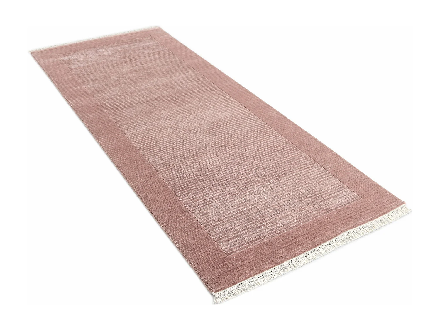 Tappeto per corridoio in lana 99x244 rosa Darya