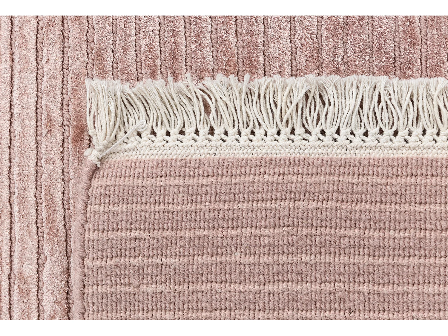 Tappeto per corridoio in lana 99x244 rosa Darya