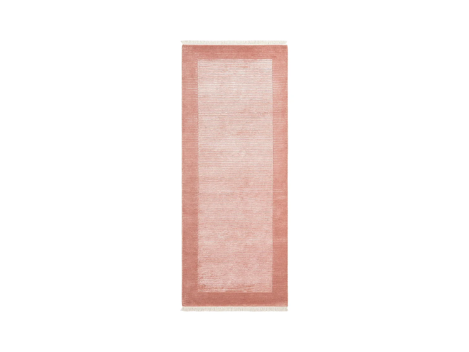 Tapis de couloir en laine 99x244 rose Darya