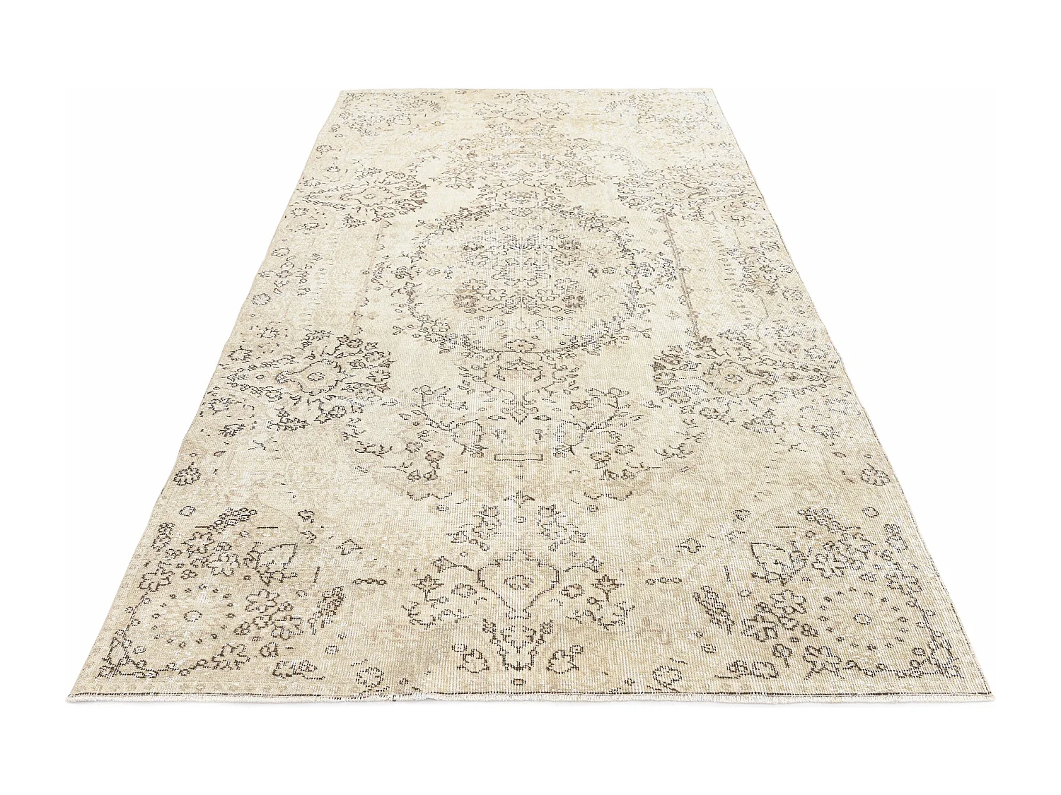 Tapis de laine 152x284 brun Ultra Vintage