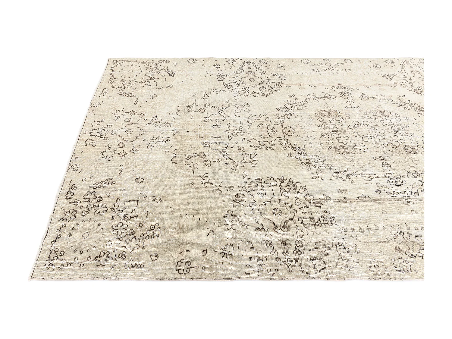 Tapis de laine 152x284 brun Ultra Vintage