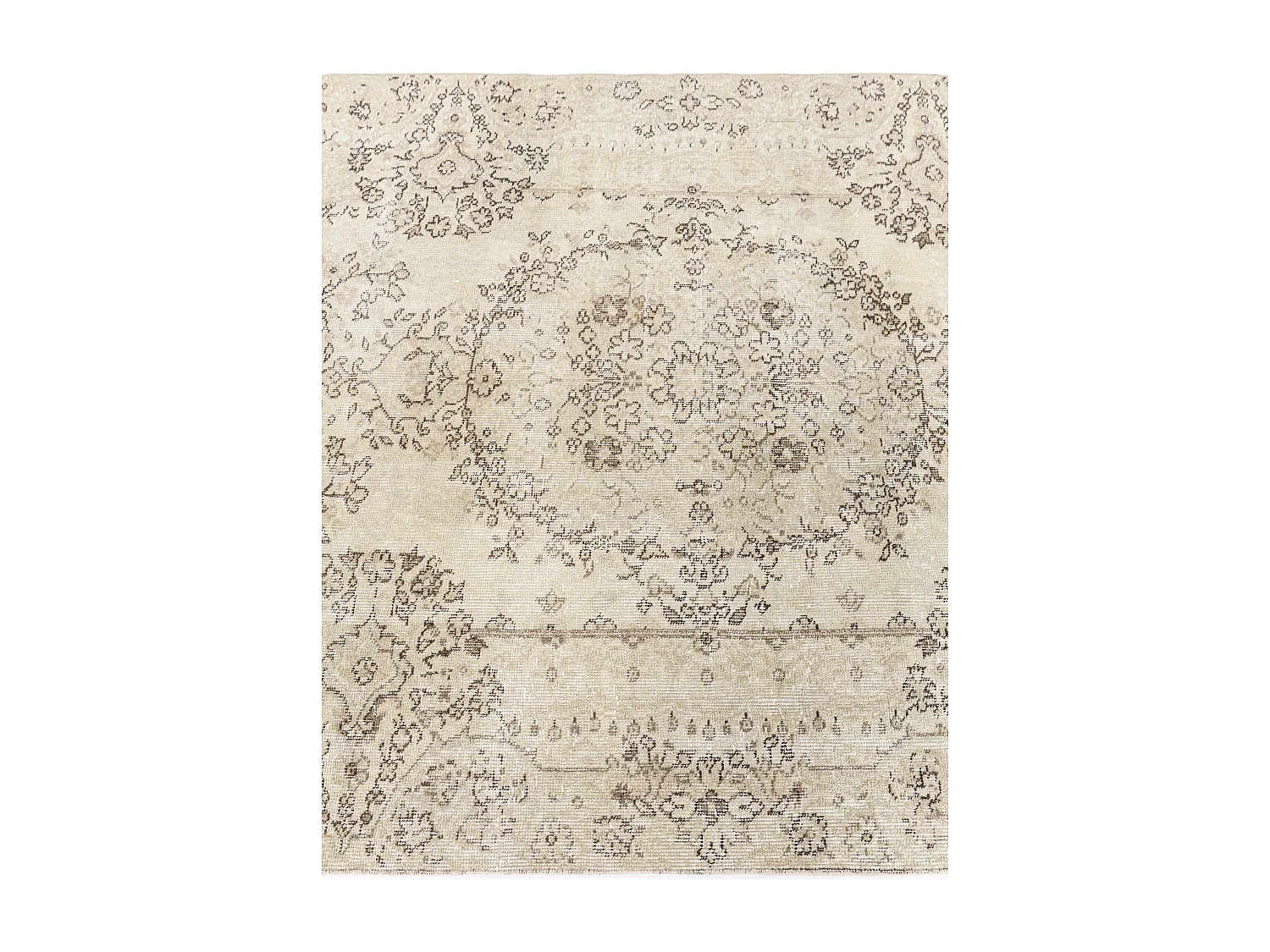 Tapis de laine 152x284 brun Ultra Vintage