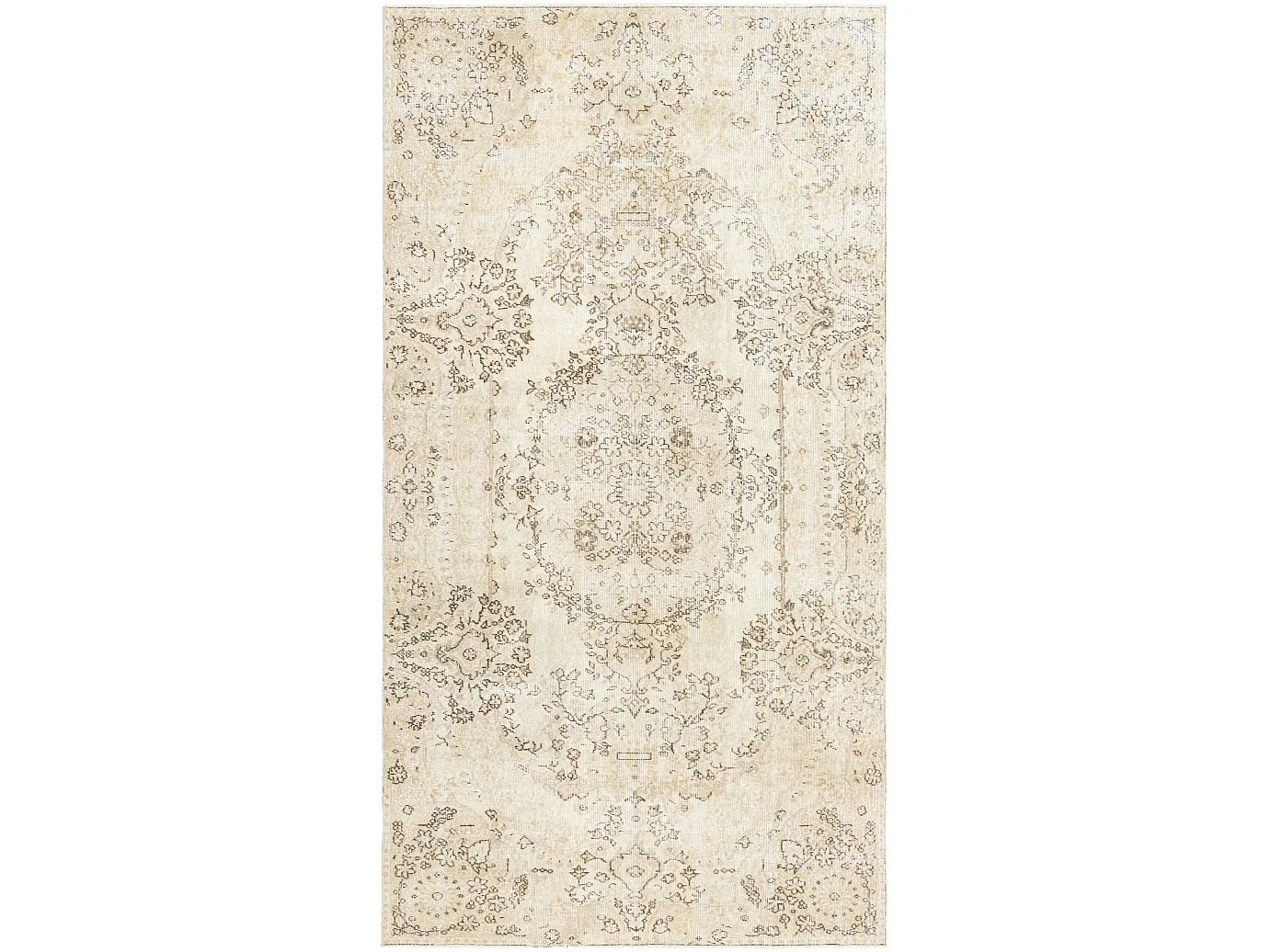 Tapis de laine 152x284 brun Ultra Vintage