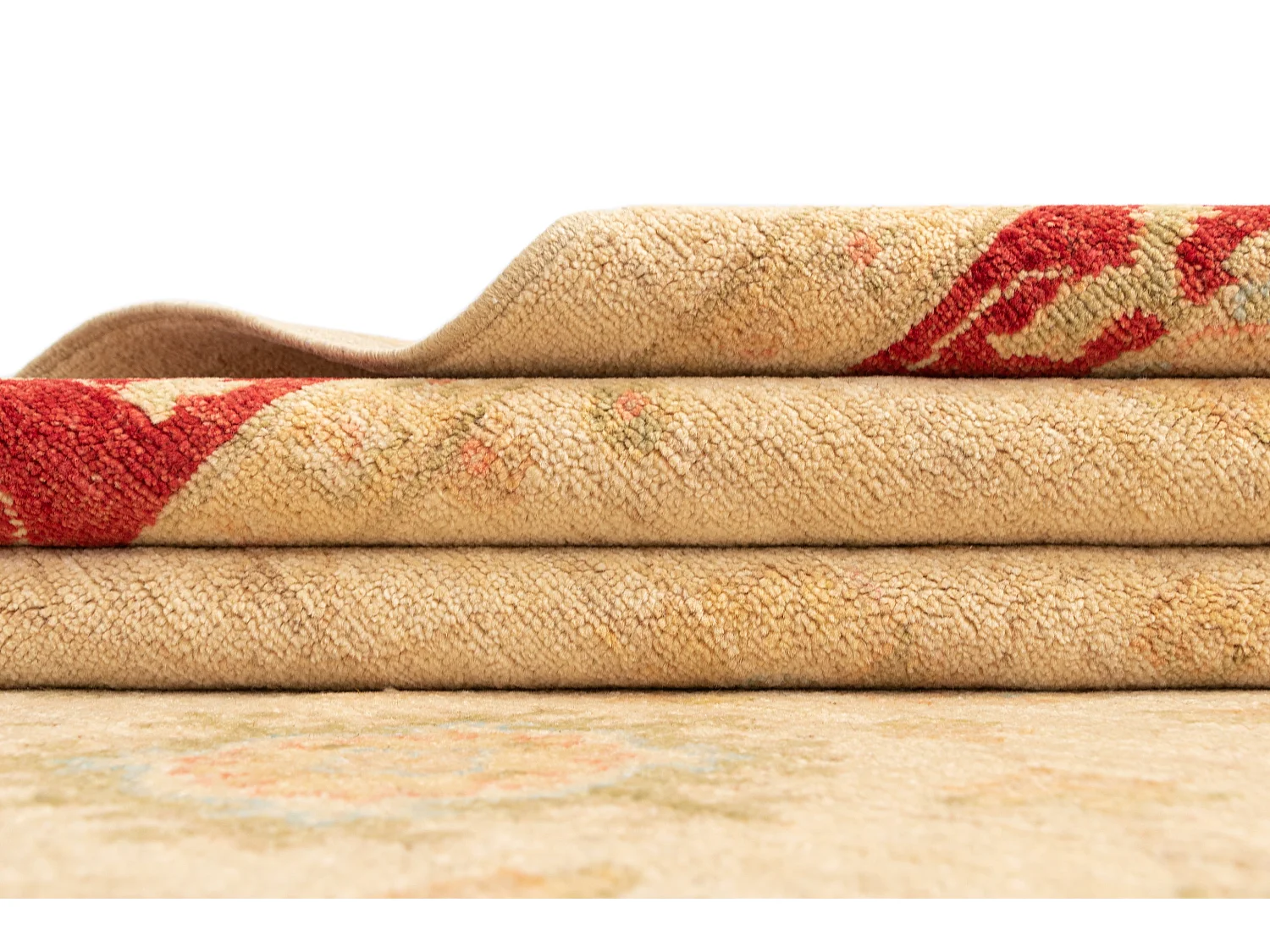 Wollteppich 201x251 Beige Ziegler