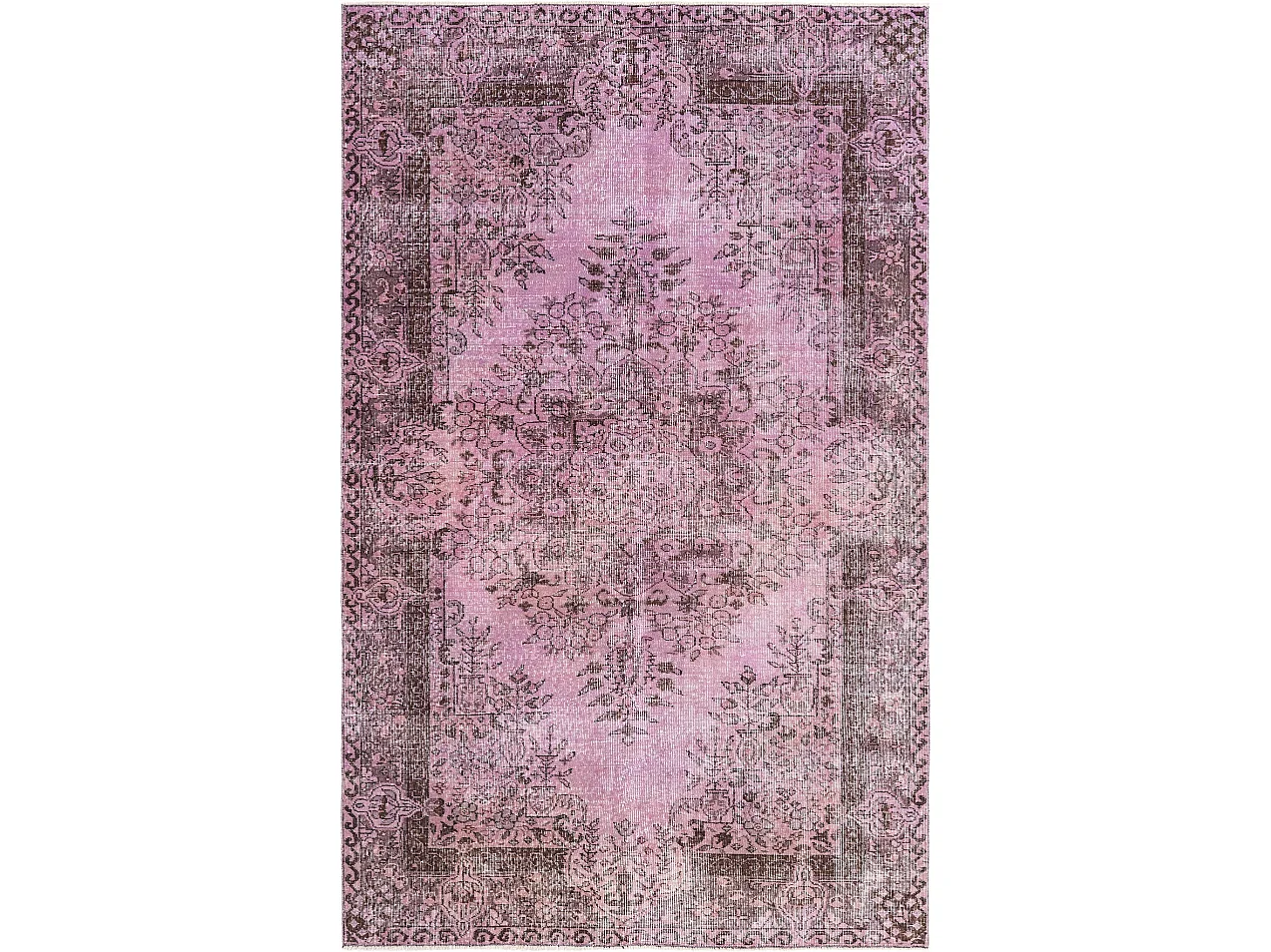 Tapis de laine 165x272 rose Ultra Vintage