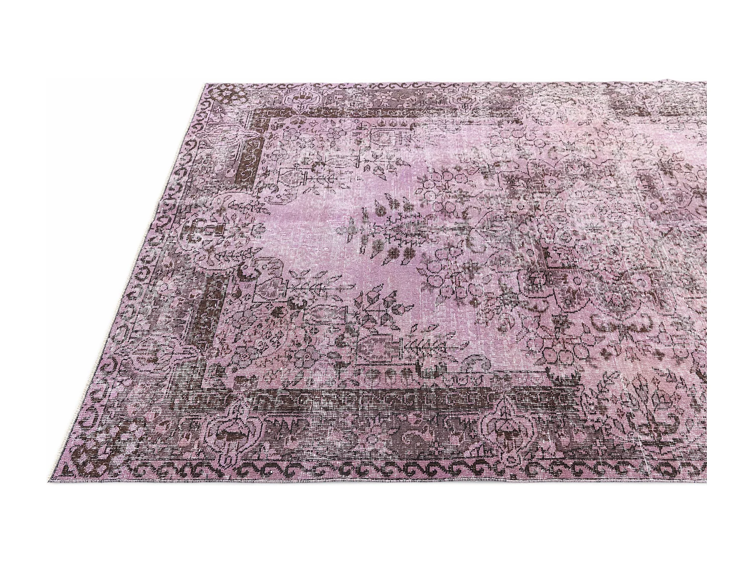 Tapis de laine 165x272 rose Ultra Vintage
