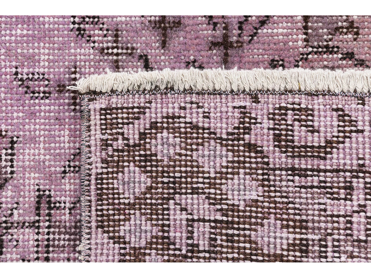 Tapis de laine 165x272 rose Ultra Vintage