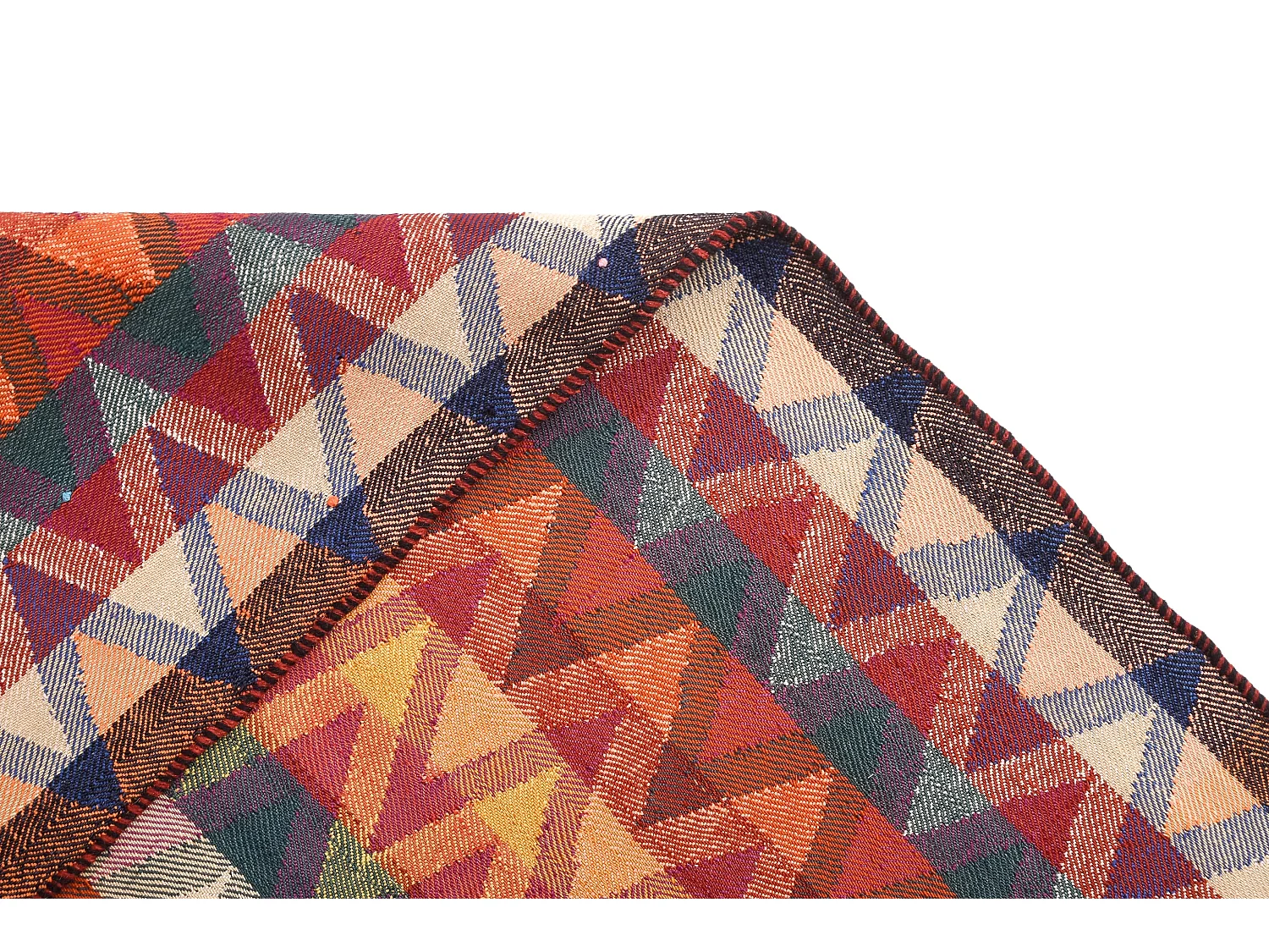 Tapis de laine 142x199 orange Jajim