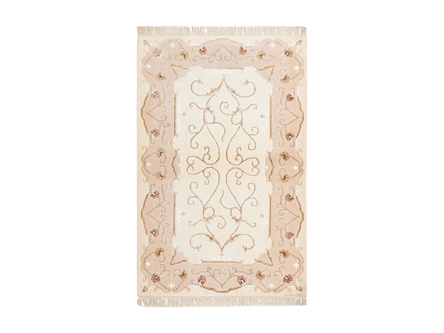 Tapis de laine 97x150 beige Darya