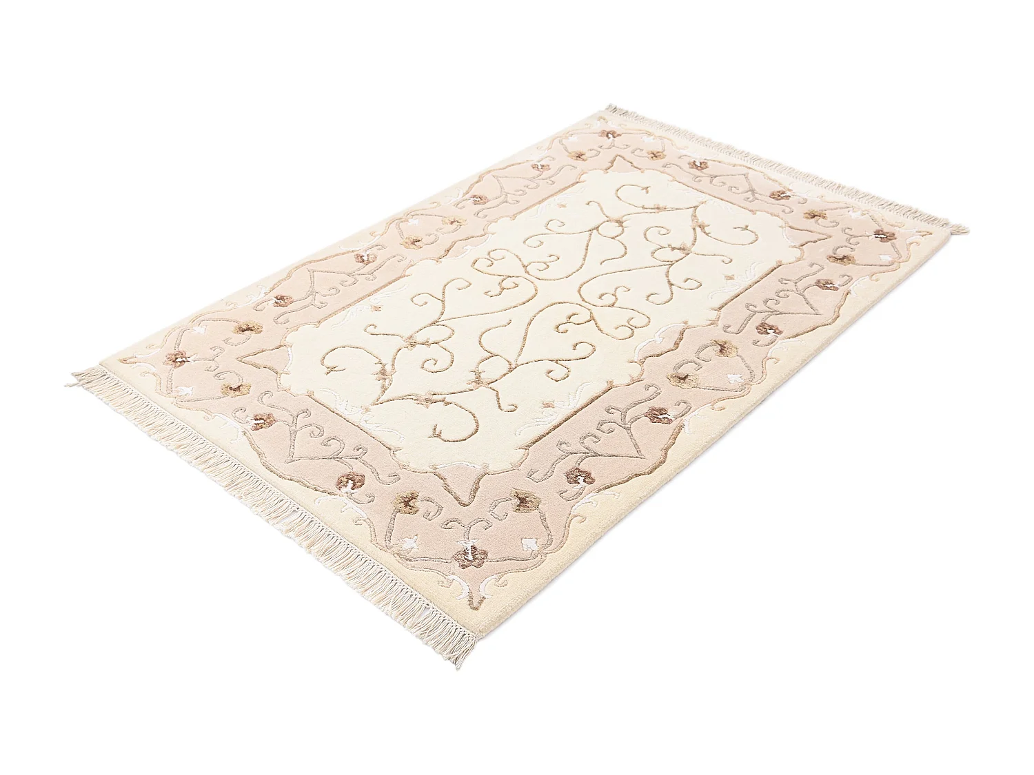 Tapis de laine 97x150 beige Darya