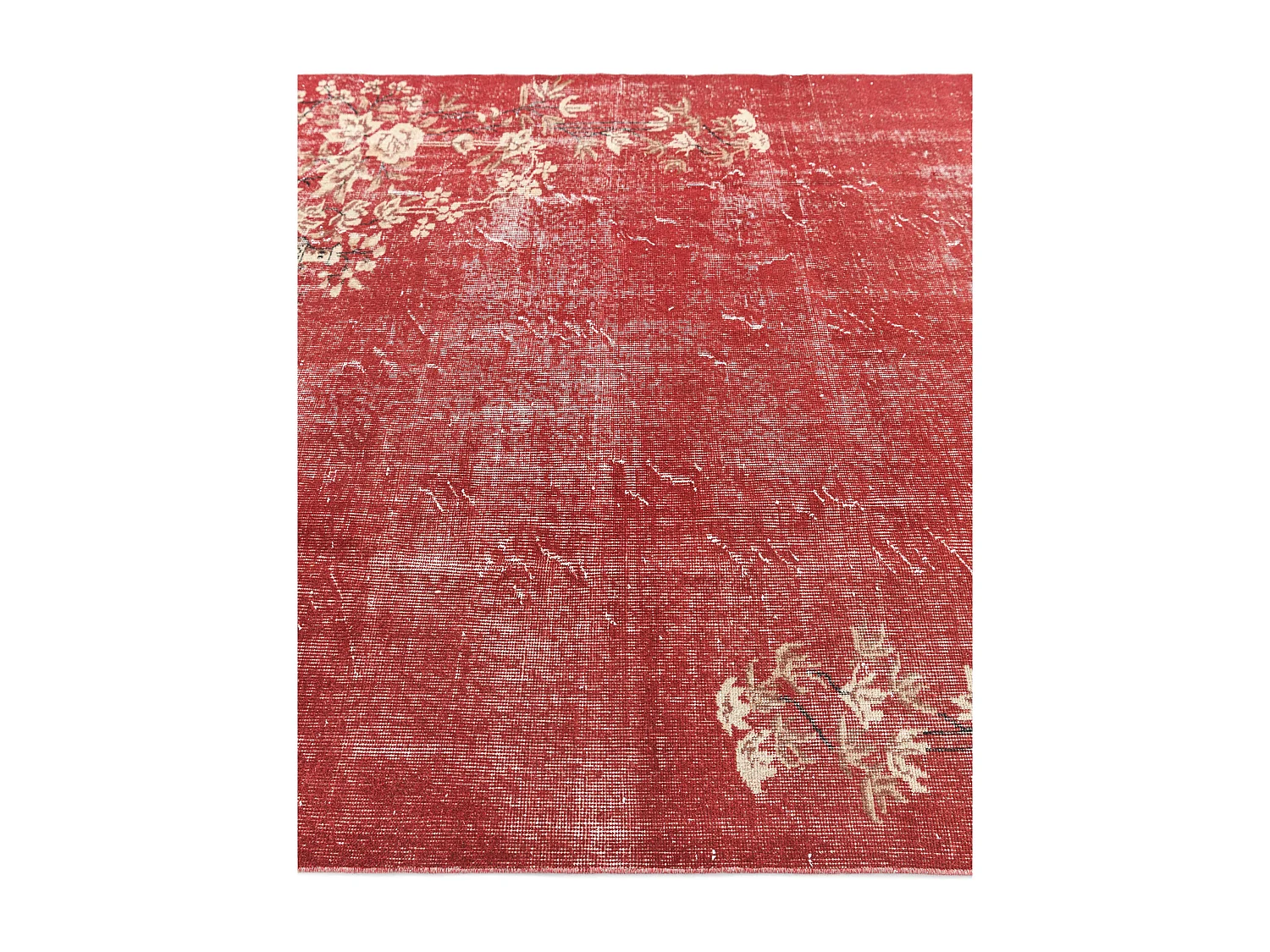 Tapis de laine 165x274 rouge Ultra Vintage