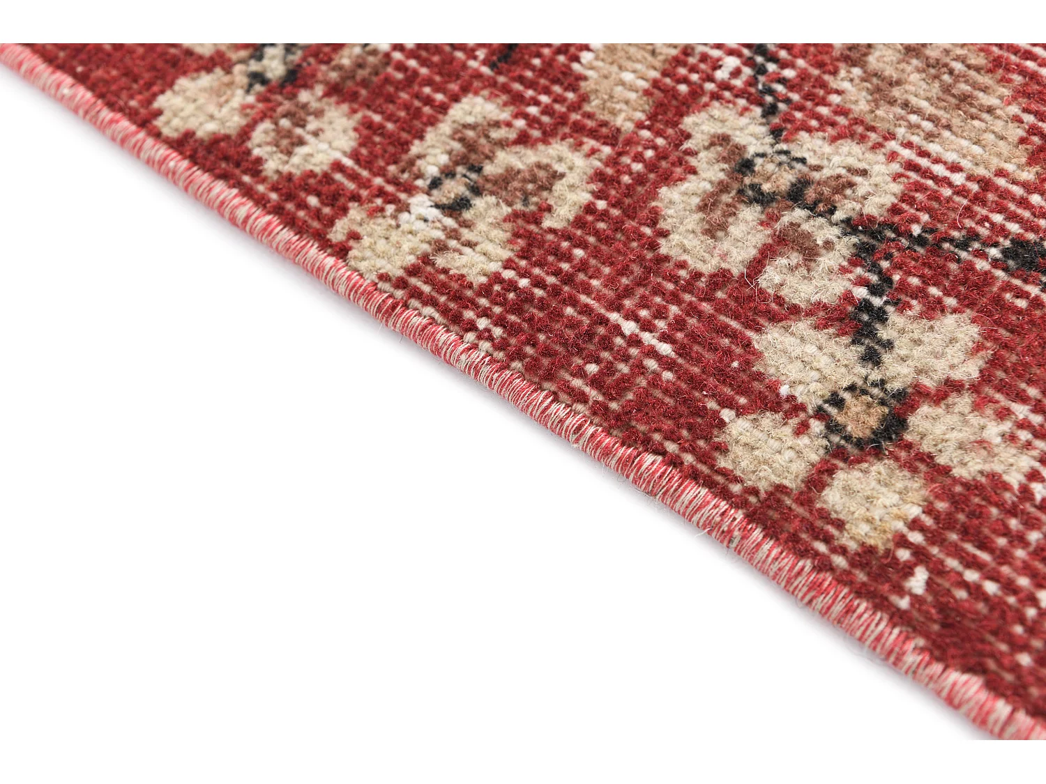 Tapis de laine 165x274 rouge Ultra Vintage