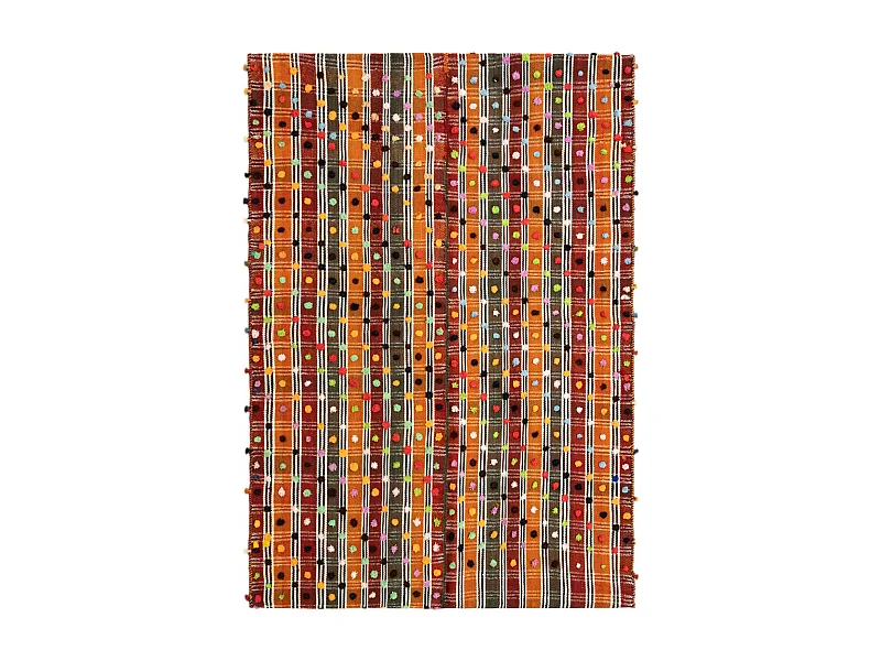 Tapis de laine 148x214 orange Jajim