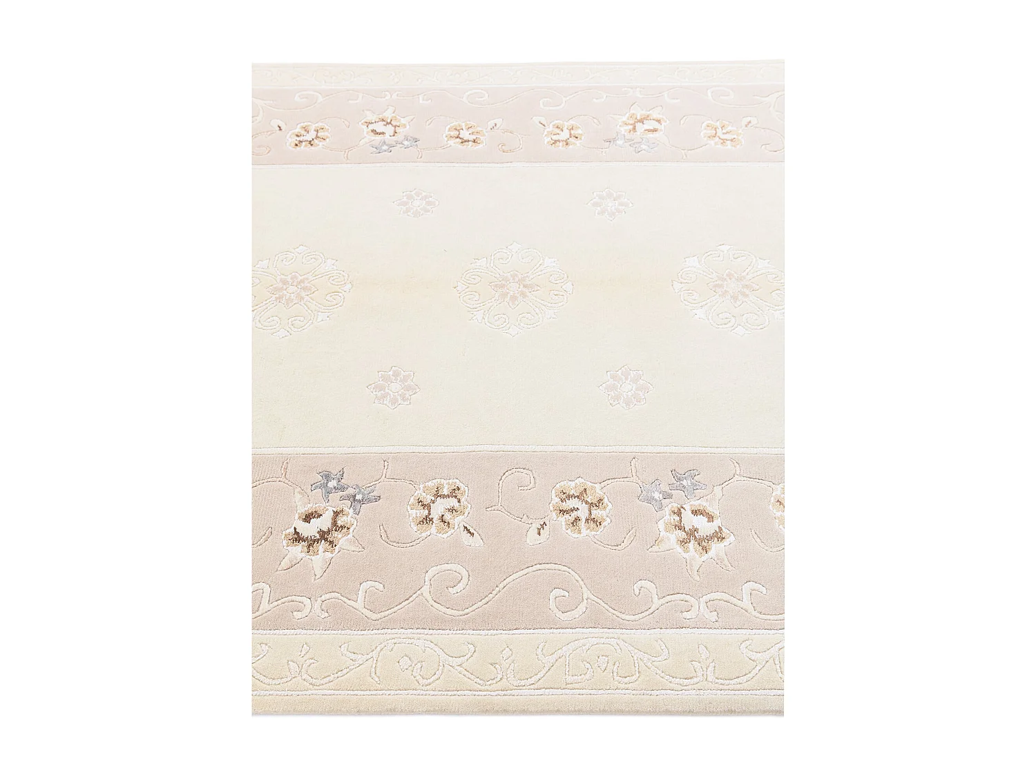 Tapis de laine 147x203 beige Darya