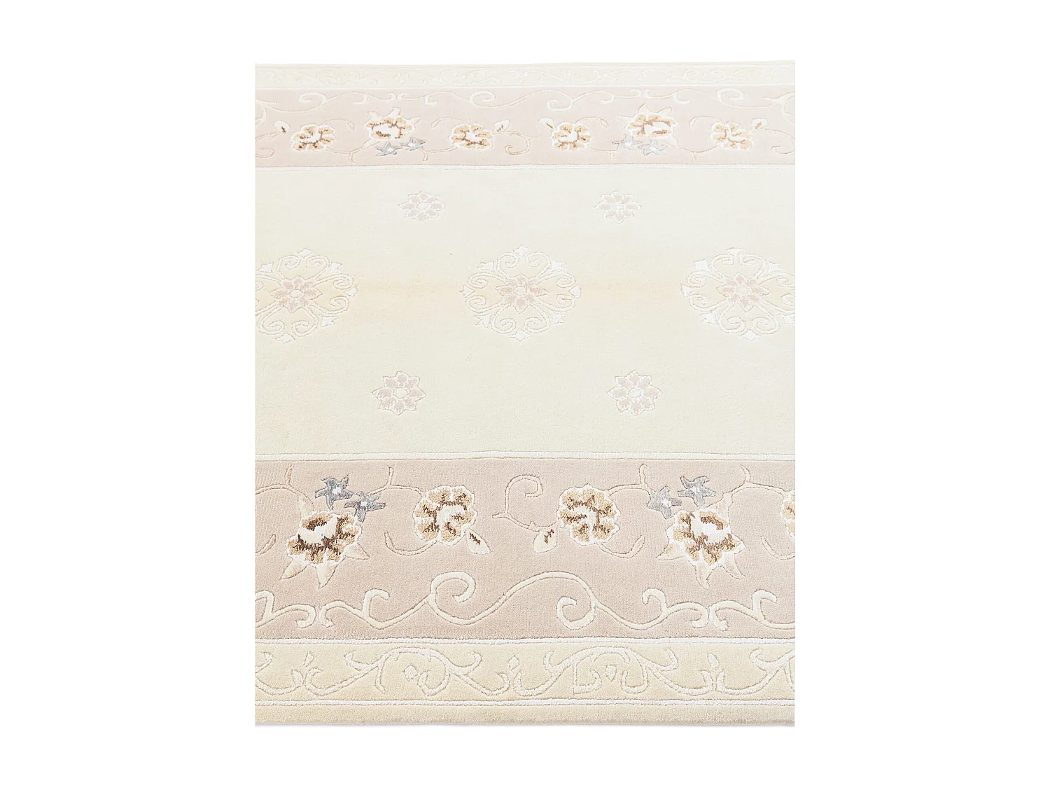 Tapis de laine 147x203 beige Darya