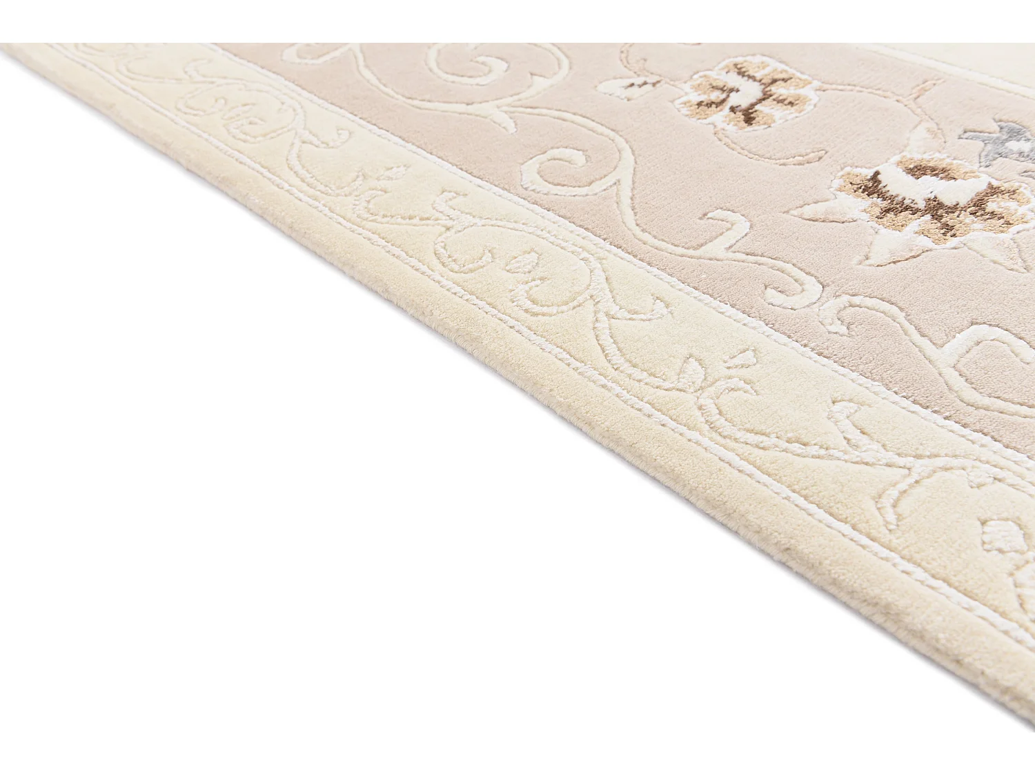 Tapis de laine 147x203 beige Darya