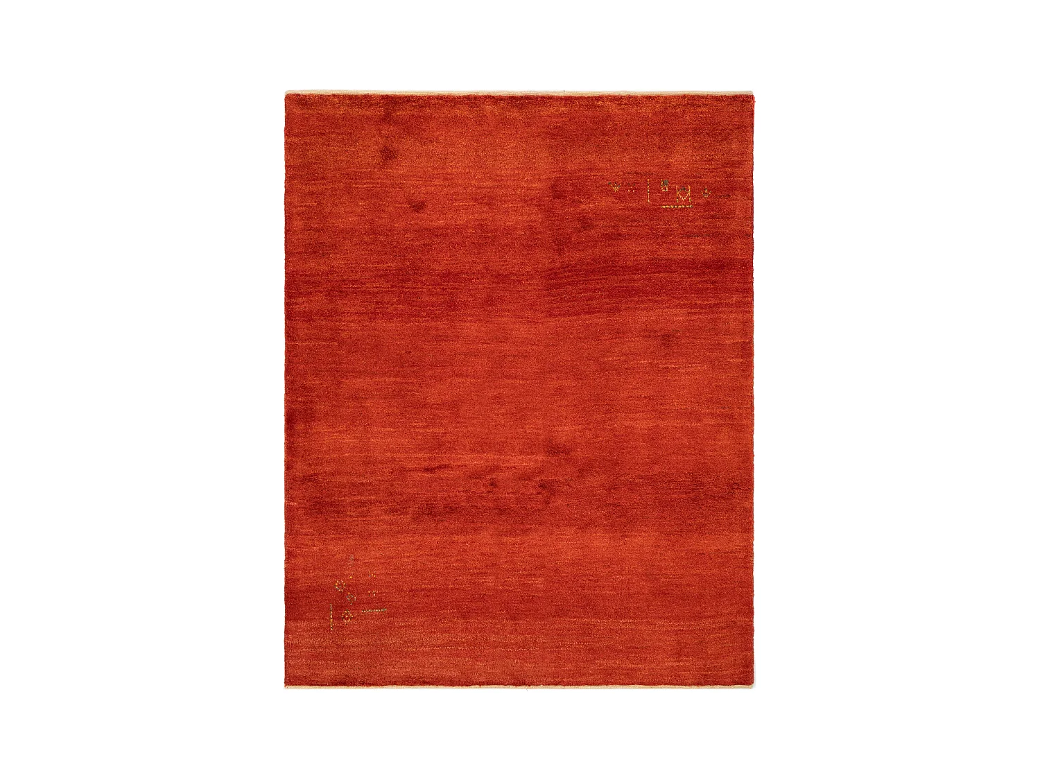 Tapis de laine 153x194 rouge Gabbeh Shouli