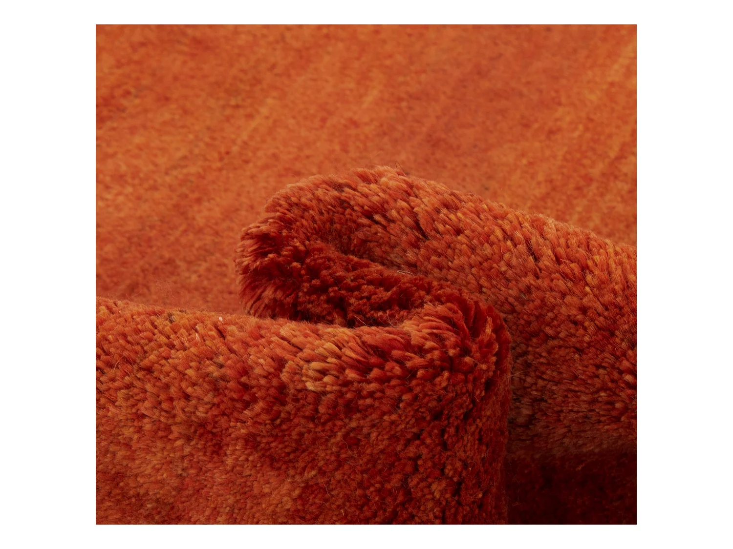 Wollteppich 153x194 Rot Gabbeh Shouli