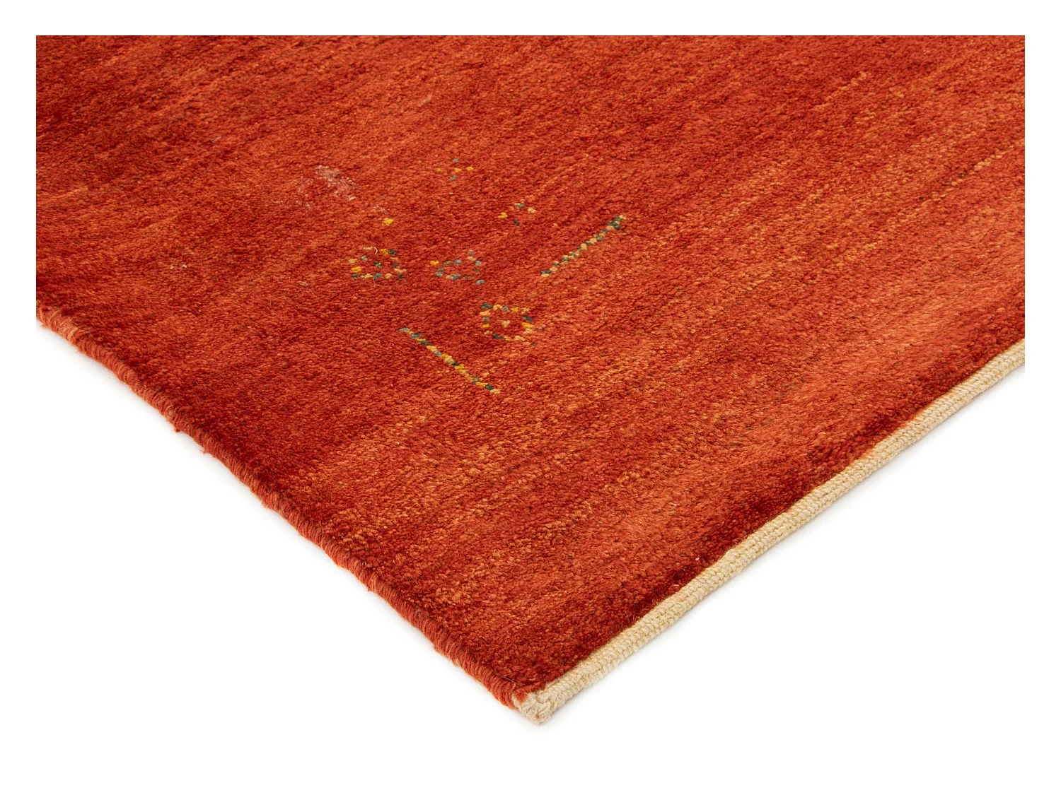 Wollteppich 153x194 Rot Gabbeh Shouli