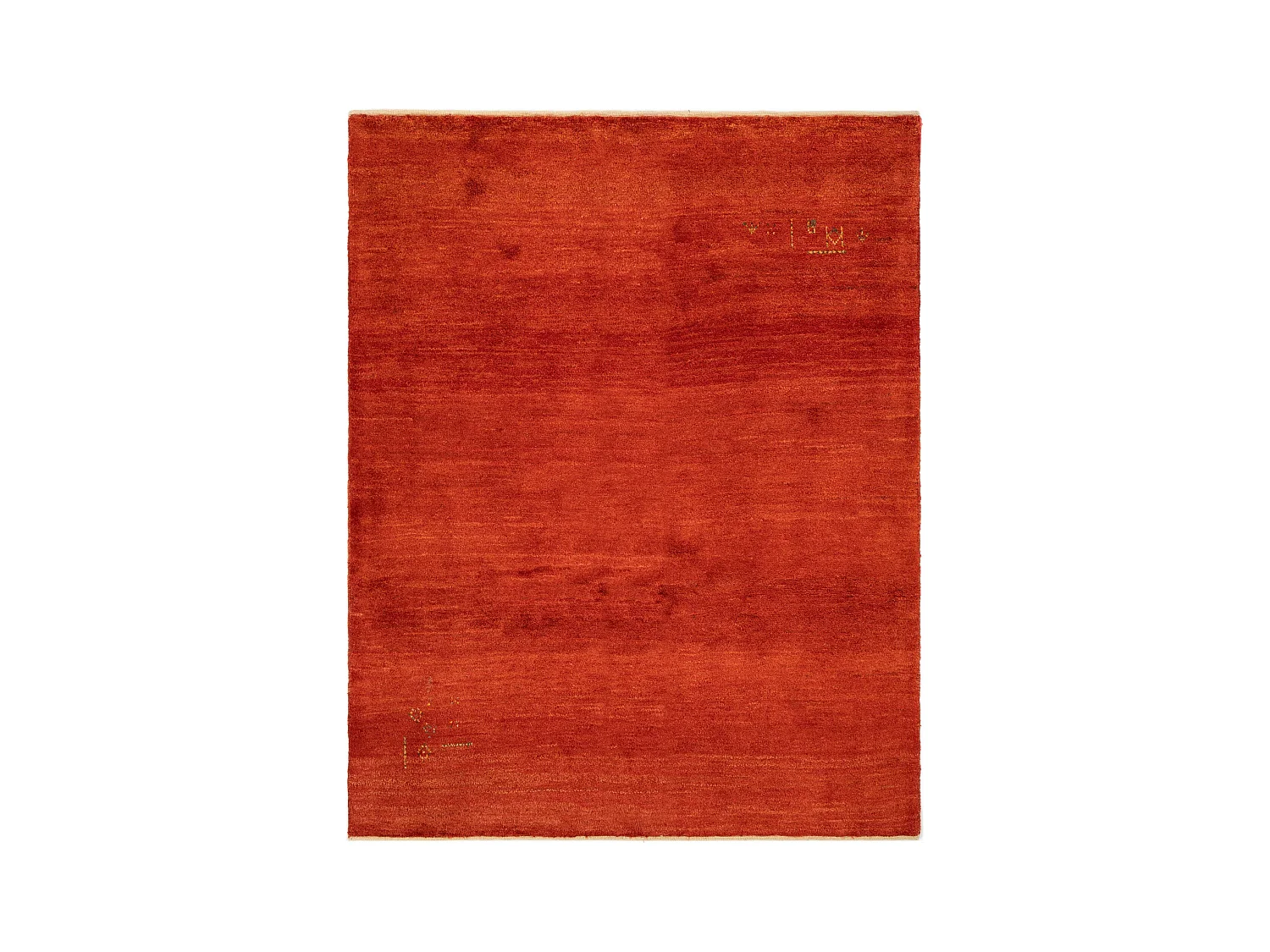 Wollteppich 153x194 Rot Gabbeh Shouli