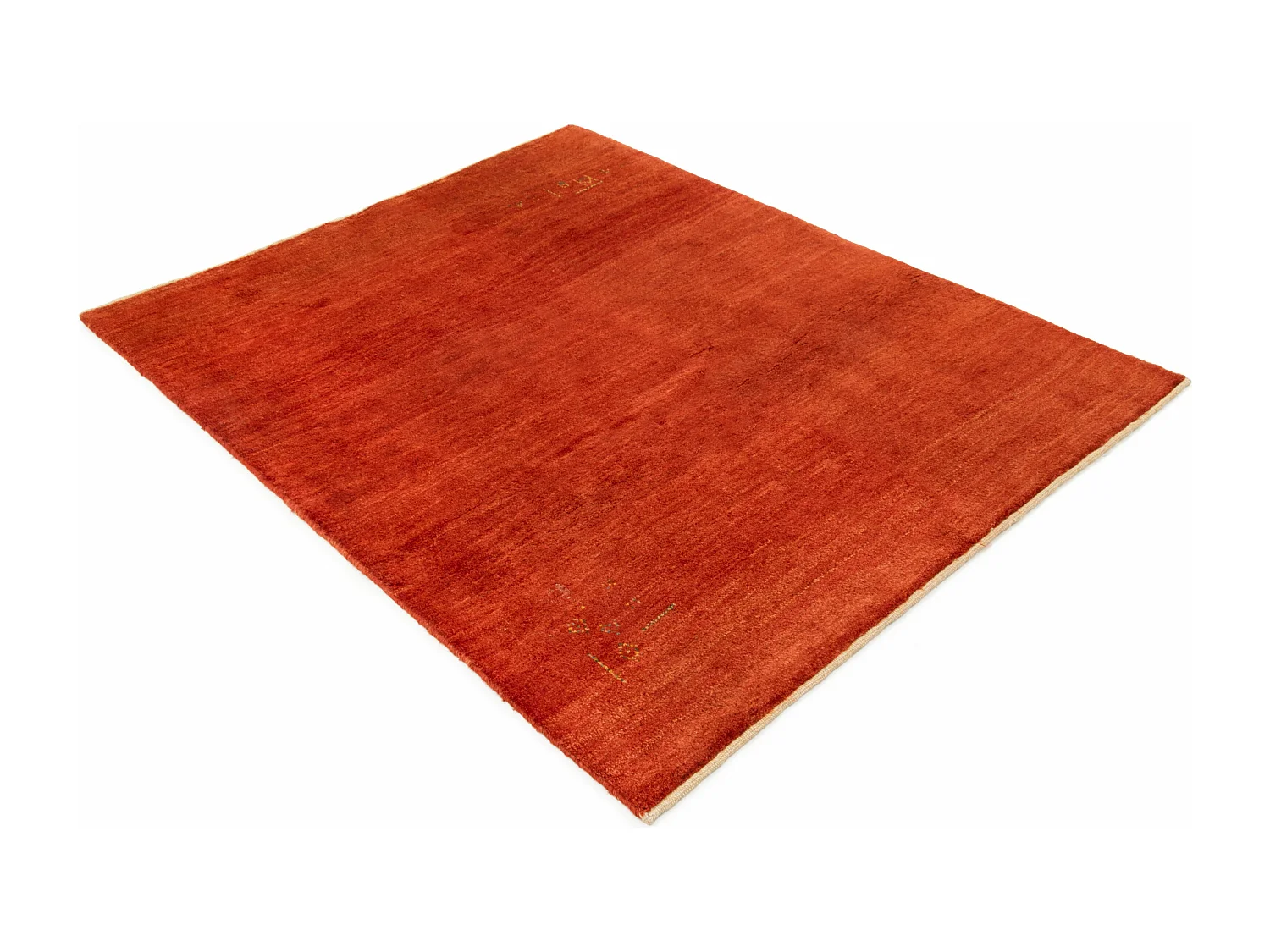 Tapis de laine 153x194 rouge Gabbeh Shouli